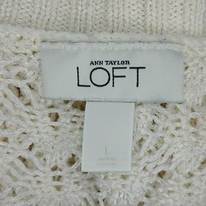 LOFT Sweaters - Ann Taylor Loft short sleeve open knit cardigan L LOFT Sweaters - Ann Taylor Loft short sleeve open knit cardigan L